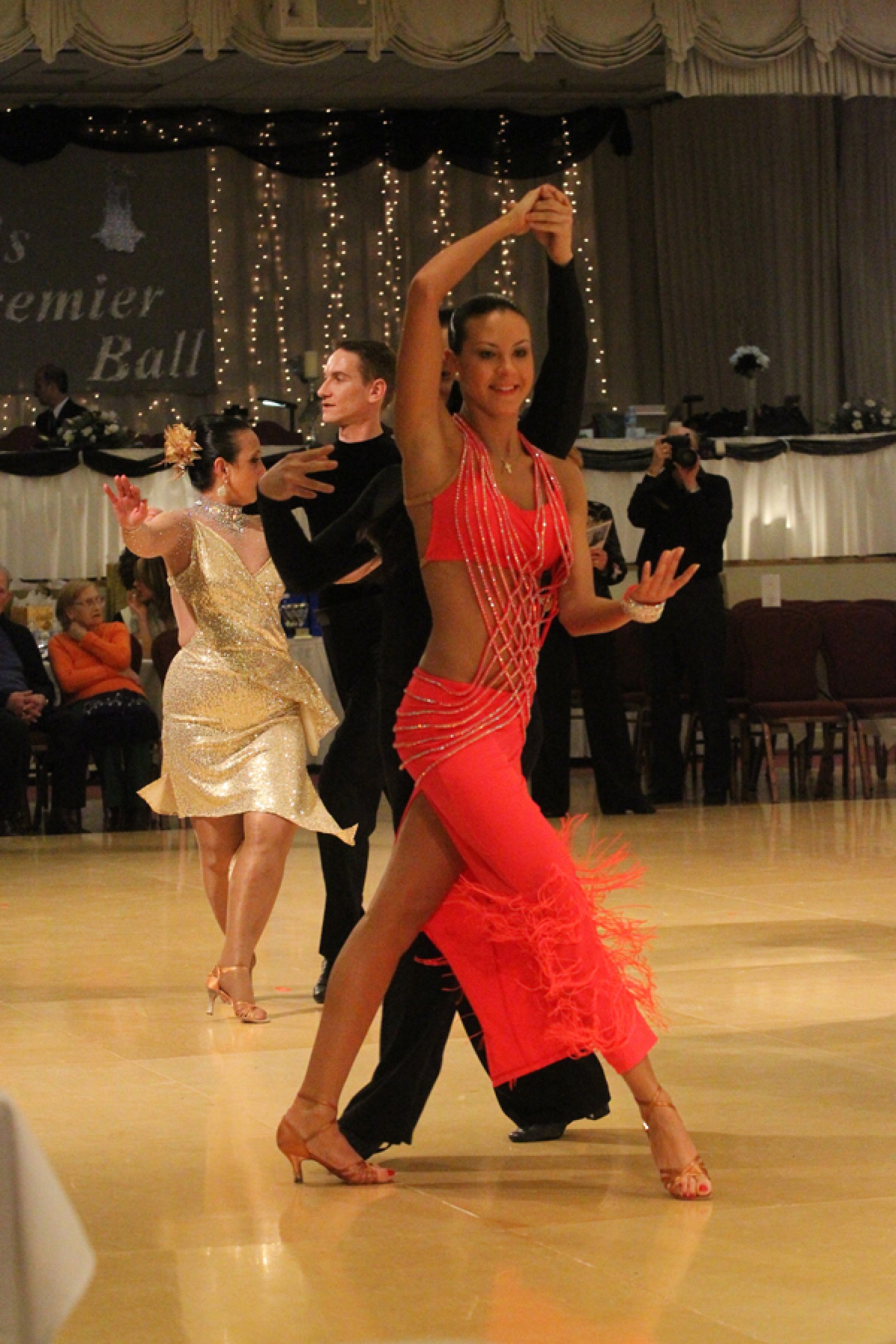 Ballroom Latin Rumba Practice Dress Dance Party Rhythm Dress Salsa Performance 
